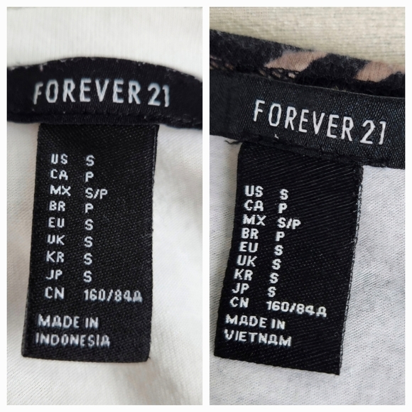 Floral & White Crop Top Undershirts x2 - Picture 12 of 15